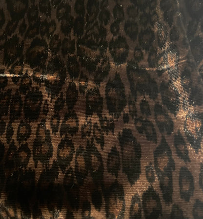 Shorts--Brown Leopard Print