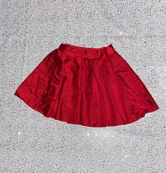 Dance Skirt—Basic Red