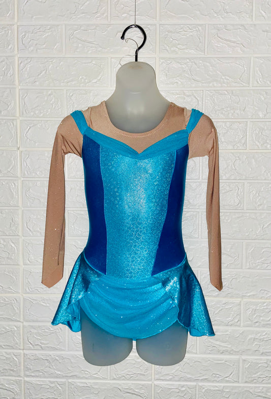 Princess Blue Skating Dress