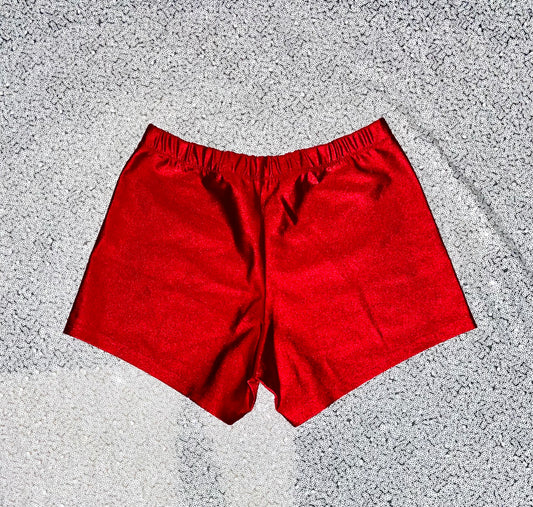 Shorts--Basic Red